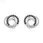 Dignified Hollow Multi-circle Zircon Design Ear